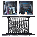 Maxbell Car Front Seat Mesh Net Holder Accessories Adjustable Multipurpose Universal Two Layers
