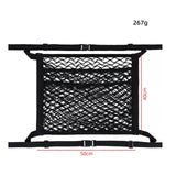 Maxbell Car Front Seat Mesh Net Holder Accessories Adjustable Multipurpose Universal Three Layers