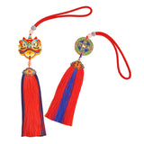 Maxbell Tassel Car Pendant Universal Automotive Accessories Rear View Mirror Pendant Lion