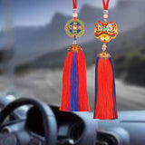 Maxbell Tassel Car Pendant Universal Automotive Accessories Rear View Mirror Pendant Lion