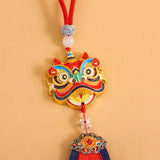 Maxbell Tassel Car Pendant Universal Automotive Accessories Rear View Mirror Pendant Lion