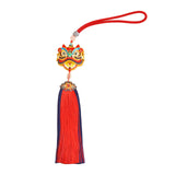 Maxbell Tassel Car Pendant Universal Automotive Accessories Rear View Mirror Pendant Lion