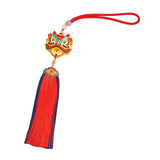 Maxbell Tassel Car Pendant Universal Automotive Accessories Rear View Mirror Pendant Lion