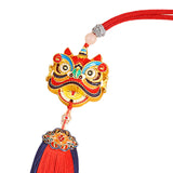 Maxbell Tassel Car Pendant Universal Automotive Accessories Rear View Mirror Pendant Lion