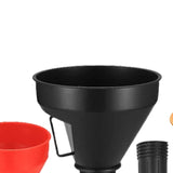Maxbell 3Pcs Automobile Oil Filling Funnels Versatile for Kitchen Car Accessory