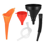 Maxbell 3Pcs Automobile Oil Filling Funnels Versatile for Kitchen Car Accessory