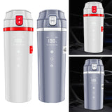 Maxbell Car Kettle Boiler Heating Car Heating Cup for Tea Heating Water Camping White