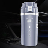 Maxbell Car Kettle Boiler Heating Car Heating Cup for Tea Heating Water Camping Gray