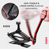 Maxbell Jack Ratchet Wrench Simple Design Jack Wrench for SUV Motorcycle Garage