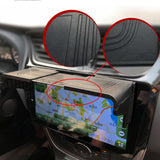 Maxbell Car Navigation Sun Shade Visor Durable Adjustable Car Navigation Sunshade