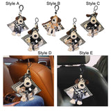 Maxbell Car Hanging Tissue Holder Easy Installation Napkin Holder Travel Cartoon Dog Style A