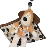 Maxbell Car Hanging Tissue Holder Easy Installation Napkin Holder Travel Cartoon Dog Style B