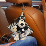 Maxbell Car Hanging Tissue Holder Easy Installation Napkin Holder Travel Cartoon Dog Style D