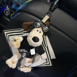 Maxbell Car Hanging Tissue Holder Easy Installation Napkin Holder Travel Cartoon Dog Style D