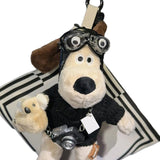 Maxbell Car Hanging Tissue Holder Easy Installation Napkin Holder Travel Cartoon Dog Style D