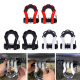Maxbell 2Pcs D Ring Shackles Off Road Towing Accessories for Off Road Tow Strap