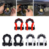 Maxbell 2Pcs D Ring Shackles Off Road Towing Accessories for Off Road Tow Strap