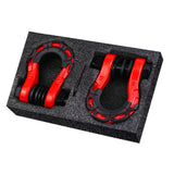 Maxbell 2Pcs D Ring Shackles Off Road Towing Accessories for Off Road Tow Strap