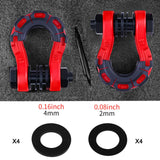Maxbell 2Pcs D Ring Shackles Off Road Towing Accessories for Off Road Tow Strap