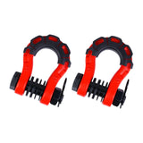 Maxbell 2Pcs D Ring Shackles Off Road Towing Accessories for Off Road Tow Strap