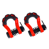 Maxbell 2Pcs D Ring Shackles Off Road Towing Accessories for Off Road Tow Strap