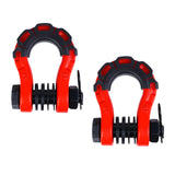 Maxbell 2Pcs D Ring Shackles Off Road Towing Accessories for Off Road Tow Strap