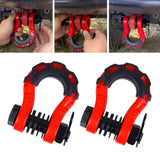 Maxbell 2Pcs D Ring Shackles Off Road Towing Accessories for Off Road Tow Strap