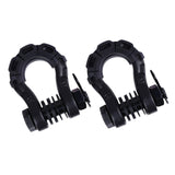 Maxbell 2Pcs D Ring Shackles Off Road Towing Accessories for Off Road Tow Strap