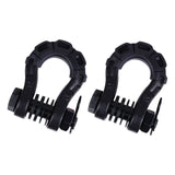 Maxbell 2Pcs D Ring Shackles Off Road Towing Accessories for Off Road Tow Strap