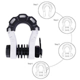 Maxbell 2Pcs D Ring Shackles Off Road Towing Accessories for Off Road Tow Strap