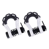Maxbell 2Pcs D Ring Shackles Off Road Towing Accessories for Off Road Tow Strap