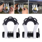 Maxbell 2Pcs D Ring Shackles Off Road Towing Accessories for Off Road Tow Strap
