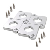 Maxbell Coilpack Adapter Plates Ignition Coil Adapter Billet 1.8T to 2.0tfsi argent