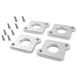 Maxbell Coilpack Adapter Plates Ignition Coil Adapter Billet 1.8T to 2.0tfsi argent