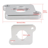 Maxbell Coilpack Adapter Plates Ignition Coil Adapter Billet 1.8T to 2.0tfsi argent