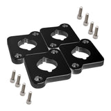 Maxbell Coilpack Adapter Plates Ignition Coil Adapter Billet 1.8T to 2.0tfsi black