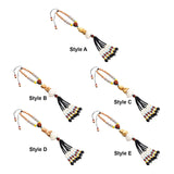 Maxbell Lotus Beaded Car Rearview Mirror Charm Pendant Universal Dangling Ornament