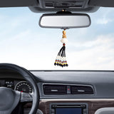 Maxbell Lotus Beaded Car Rearview Mirror Charm Pendant Universal Dangling Ornament