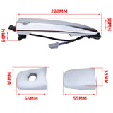 Maxbell Front Door Handle 806409N00A Assembly Automotive Replacement for Nissan Front left and right