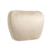 Maxbell Car Neck Pillow Universal Suede Automotive Accessories Head and Neck Support Beige