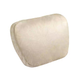 Maxbell Car Neck Pillow Universal Suede Automotive Accessories Head and Neck Support Beige