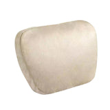 Maxbell Car Neck Pillow Universal Suede Automotive Accessories Head and Neck Support Beige