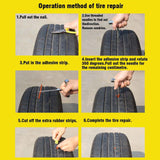 Maxbell Auto Tire Repair Set Heavy Duty Tire Plug Kit for Motorcycle Camper SUV