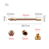 Maxbell Schrader Valve Stem Extender Mountain Bike Tire Valve Stem Extension Adaptor