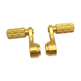 Maxbell 2x Foot Rest Pegs Pedals Pedal Foot Pegs Lever Links Footrest for Niu