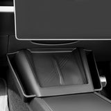 Maxbell Center Console Wireless Charging Mat Protection Cover for Tesla Model Y/3 Black with Pocket