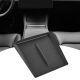 Maxbell Center Console Wireless Charging Mat Protection Cover for Tesla Model Y/3 Black