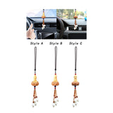 Maxbell Buddha Statue Hanging Ornament Doors Automotive Car Rearview Mirror Pendant