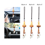 Maxbell Buddha Statue Hanging Ornament Doors Automotive Car Rearview Mirror Pendant