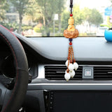 Maxbell Buddha Statue Hanging Ornament Doors Automotive Car Rearview Mirror Pendant